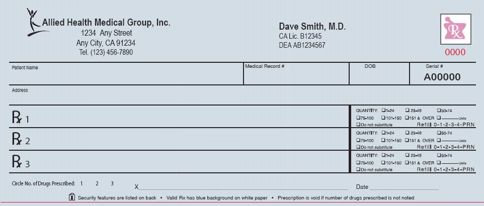 S-800-R3 & D-800-R3 <br />with a medical group logo